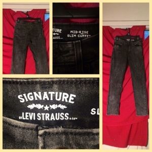 Black levi Strauss pants